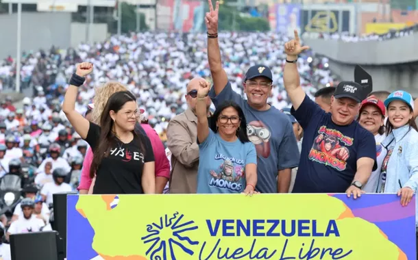 Delcy Rodríguez comanda "peregrinação naiconal"