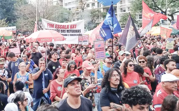 Ato do 1º de Maio em São Paulo