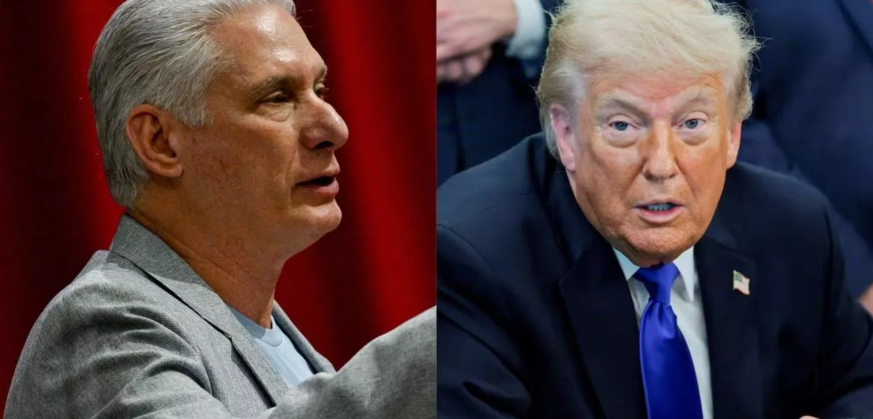 Miguel Díaz-Canel e Donald Trump