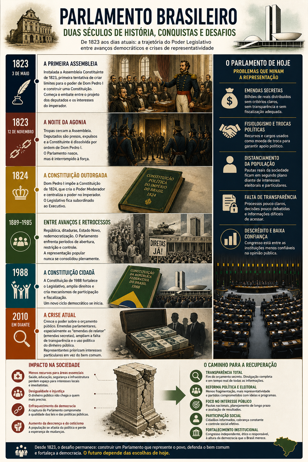 A evolução do parlamento brasileiro