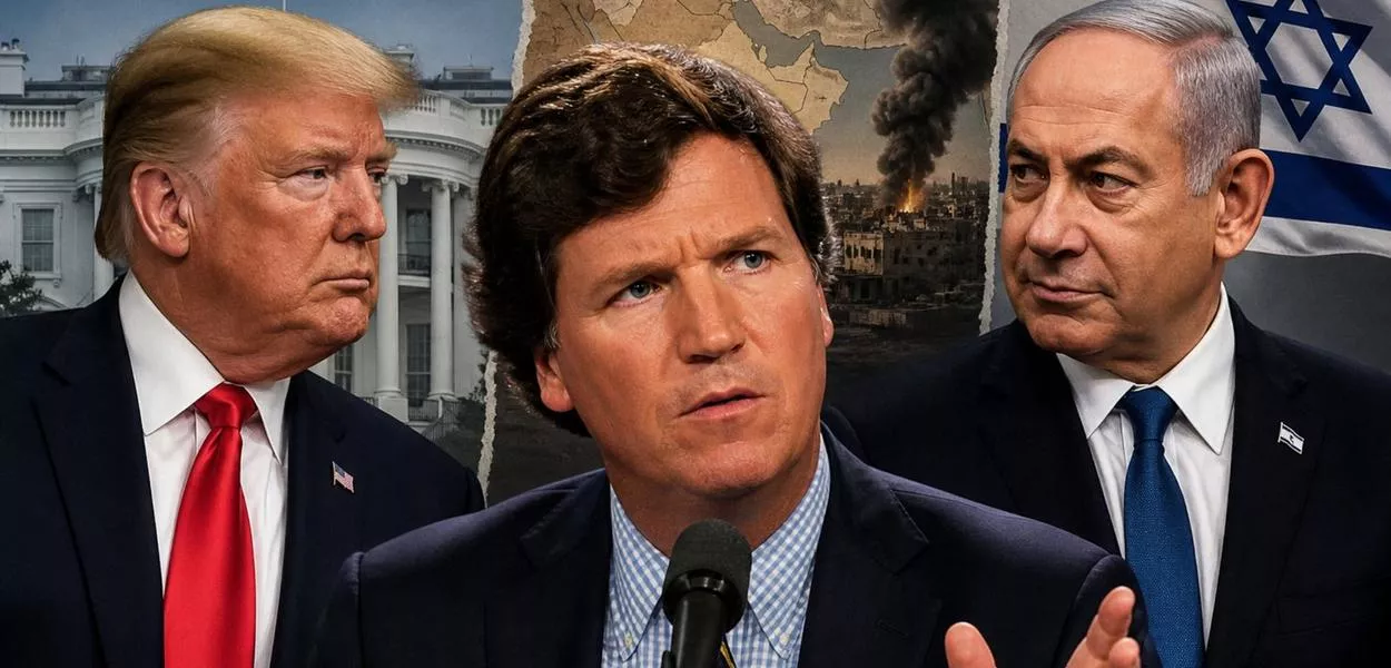 “Trump não conseguiu conter Netanyahu”, diz Tucker Carlson sobre política dos EUA no Oriente Médio