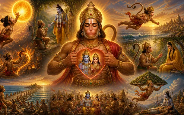Hanuman: a história do devoto que carregou uma montanha e fez do próprio coração um templo