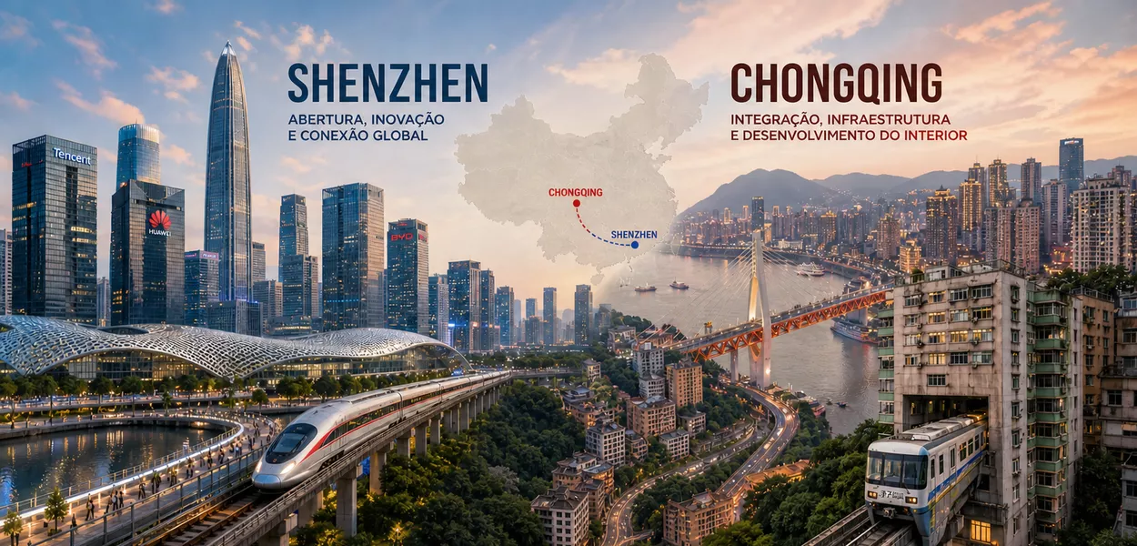 Shenzhen e Chongqing: dois retratos da transformação chinesa