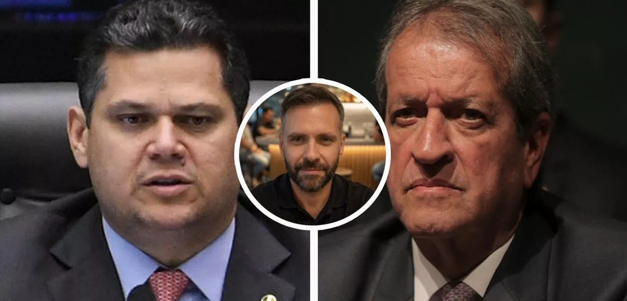 Davi Alcolumbre, Joao Figueiredo e Valdemar Costa Neto