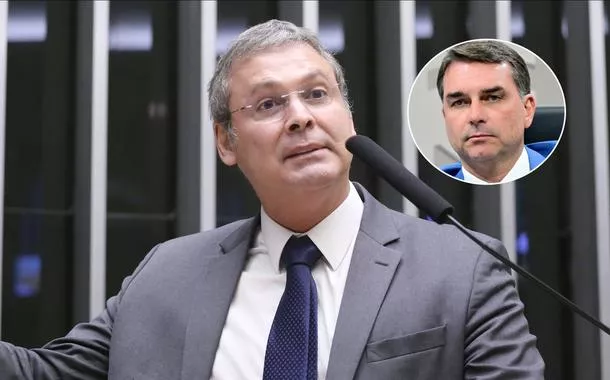 Lindbergh Farias e Flavio Bolsonaro