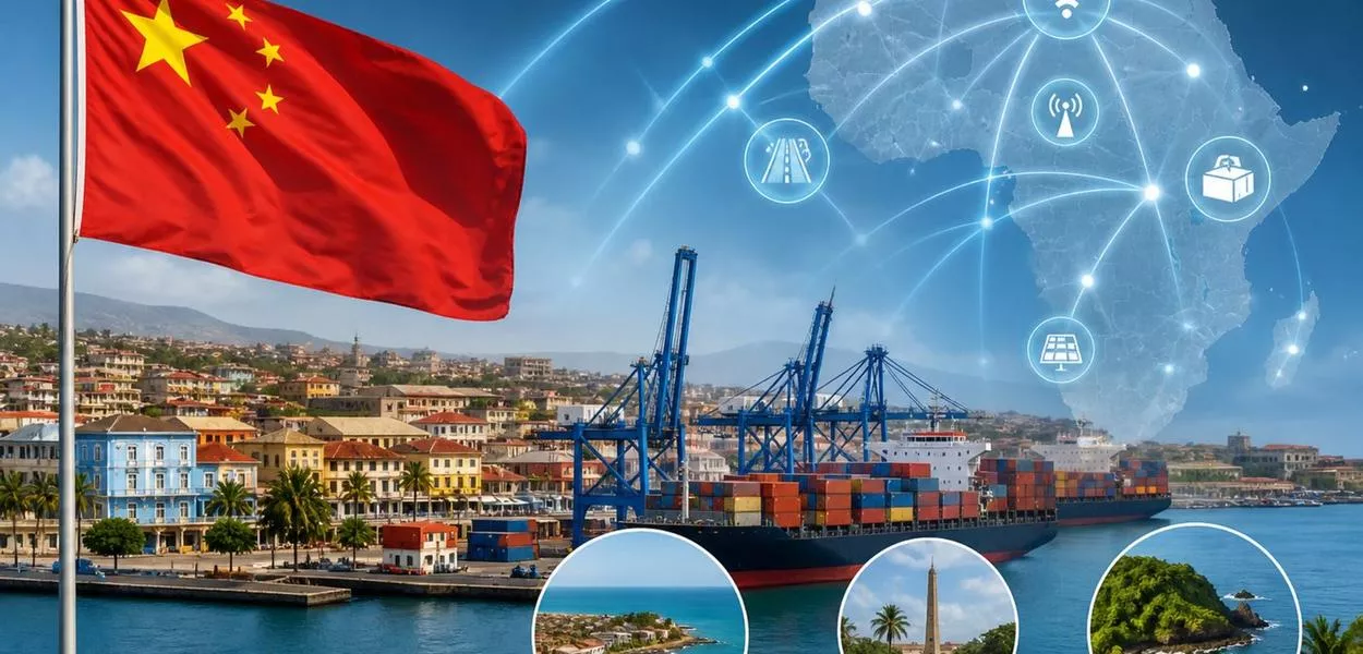 China amplia presença econômica e tecnológica em países lusófonos da África Ocidental