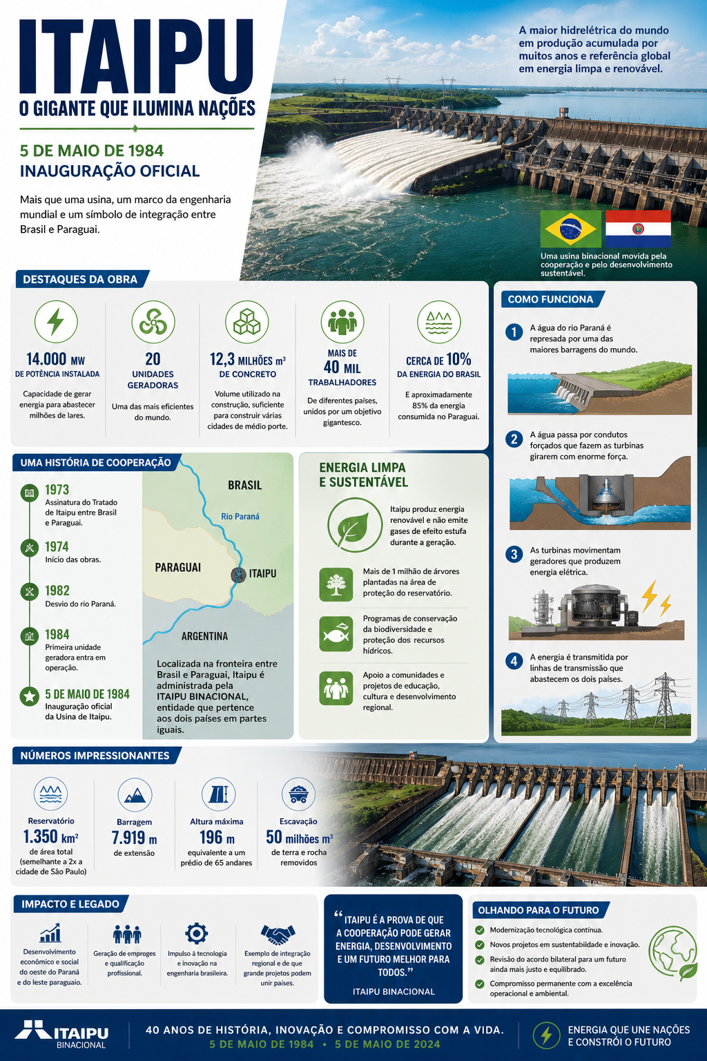 Os grandes números de Itaipu