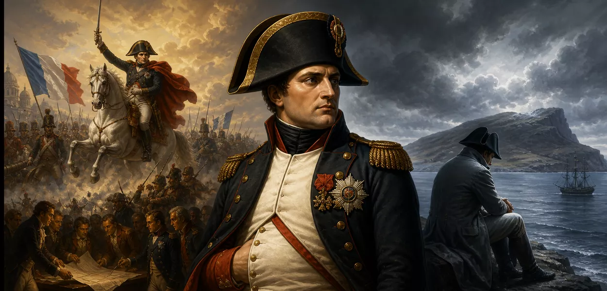 Ascensão e queda de Napoleão Bonaparte: do gênio militar à derrocada no exílio
