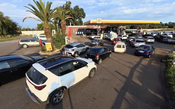 Posto de combustível em Joanesburgo