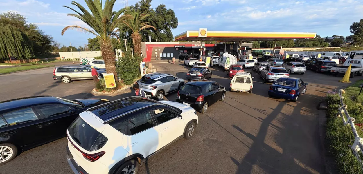 Posto de combustível em Joanesburgo