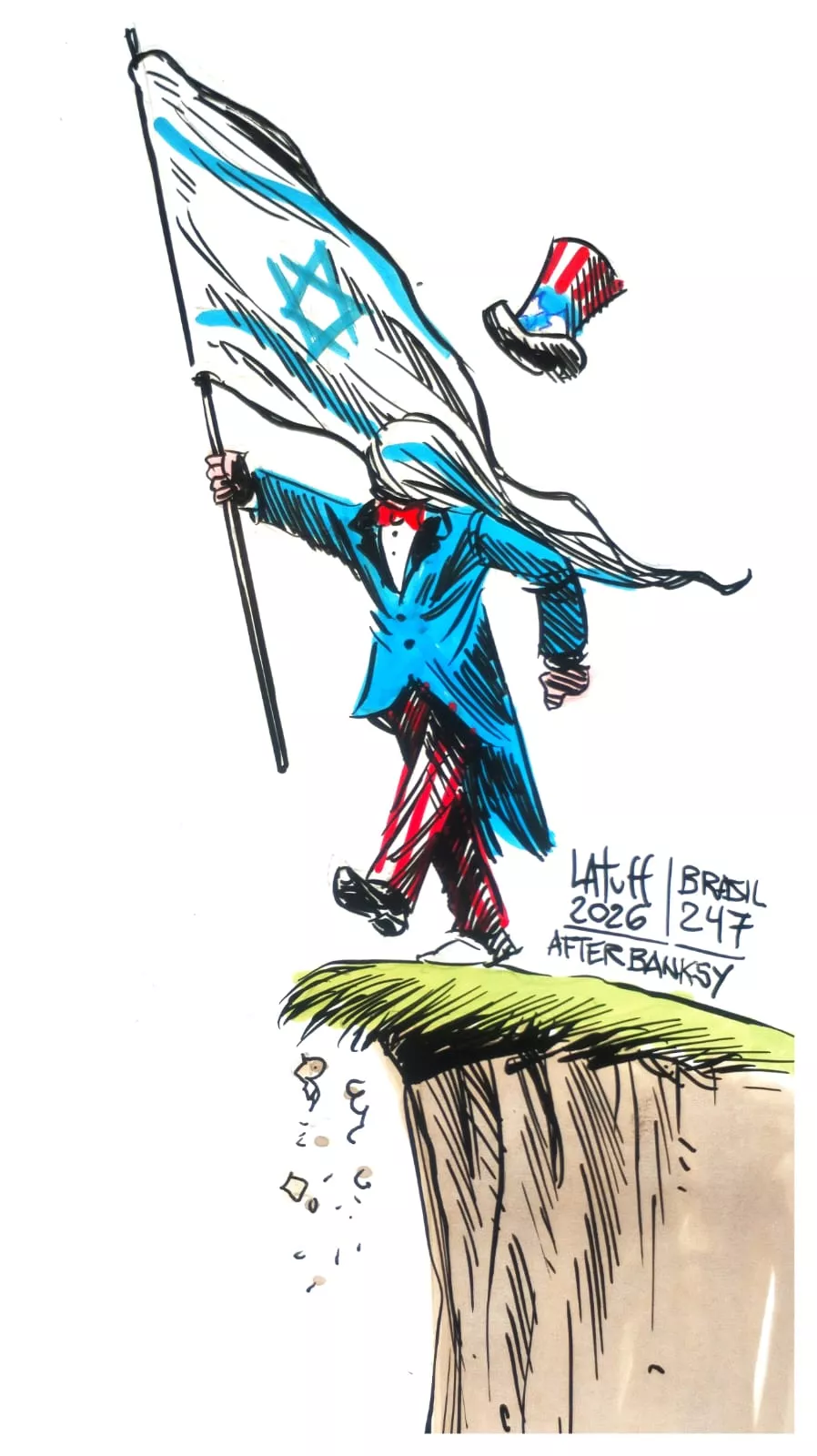 After Banksy - Carlos Latuff