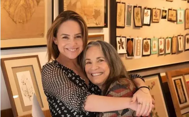 Gabriela Duarte e a mãe, Regina