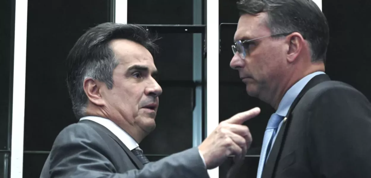Ciro Nogueira e Flávio Bolsonaro