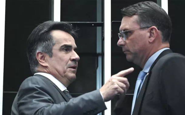 Ciro Nogueira e Flávio Bolsonaro