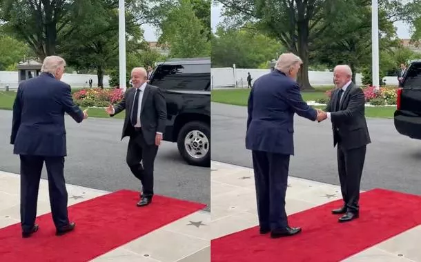 Trump recebe Lula com tapete vermelho na Casa Branca