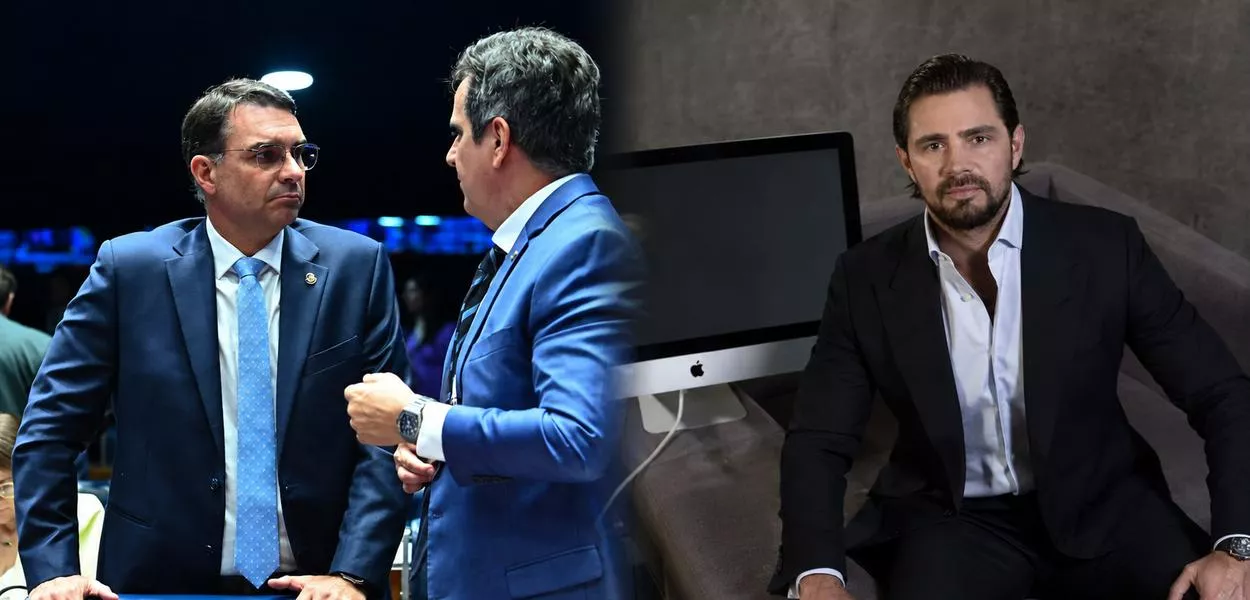 Flávio Bolsonaro, Ciro Nogueira e Daniel Vvorcaro