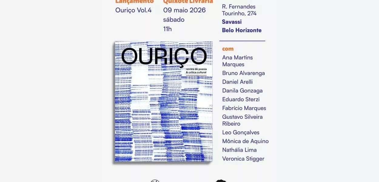 Revista Ouriço chega a BH com quarta edição dedicada à poesia, crítica e experimentação literária