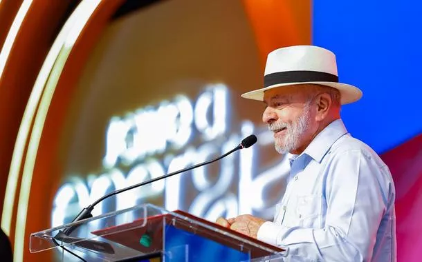 Presidente da República, Luiz Inácio Lula da Silva, durante o evento SENTE A ENERGIA: Investimentos em Energia e Melhorias no Luz Para Todos, no salão principal do Centro Internacional de Convenções do Brasil (CICB). Brasília - DF.