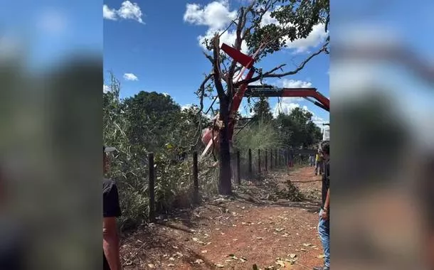 Helicóptero da família da dupla Henrique e Juliano cai no Tocantins