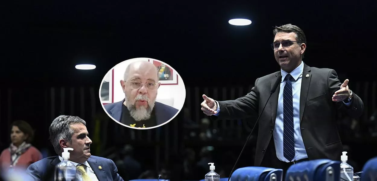 Ciro Nogueira, Flávio Bolsonaro e Roberto Tardelli
