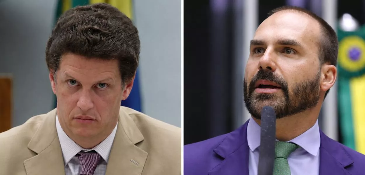 Ricardo Salles e Eduardo Bolsonaro