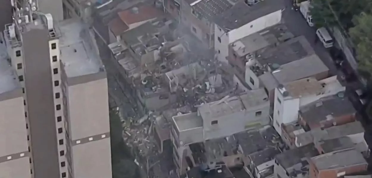 Área onde explodiu atingiu imóveis em São Paulo