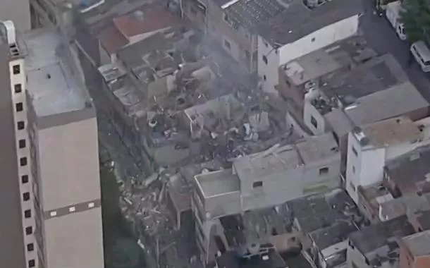 Área onde explodiu atingiu imóveis em São Paulo