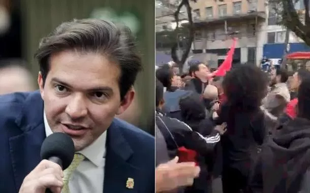 Rubinho Nunes e um ato com estudantes em São Paulo