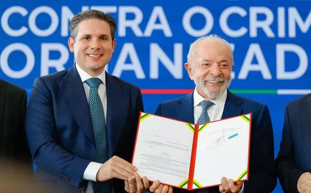 12.05.2026 - Presidente da República, Luiz Inácio Lula da Silva, durante Lançamento do Programa Brasil Contra o Crime Organizado, no Palácio do Planalto. Brasília-DF.Foto: SEAUD/PR