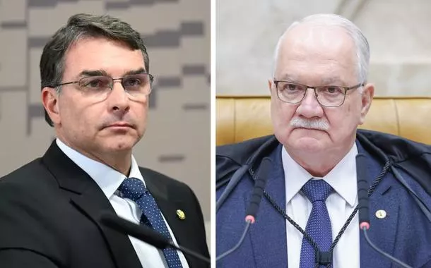 Flávio Bolsonaro se reúne com Fachin em meio a decisão sobre Dosimetria no STF