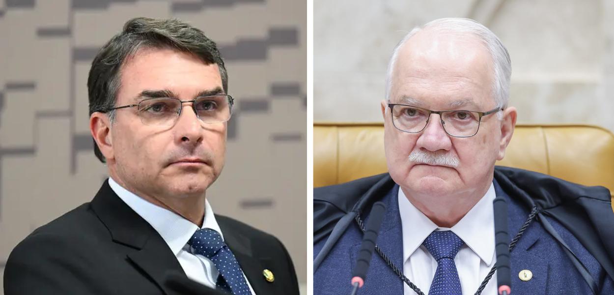 Flávio Bolsonaro se reúne com Fachin em meio a decisão sobre Dosimetria no STF