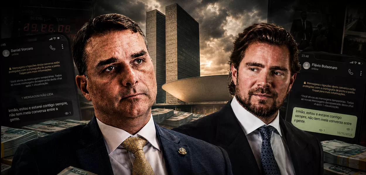 Flávio Bolsonaro e Daniel Vorcaro