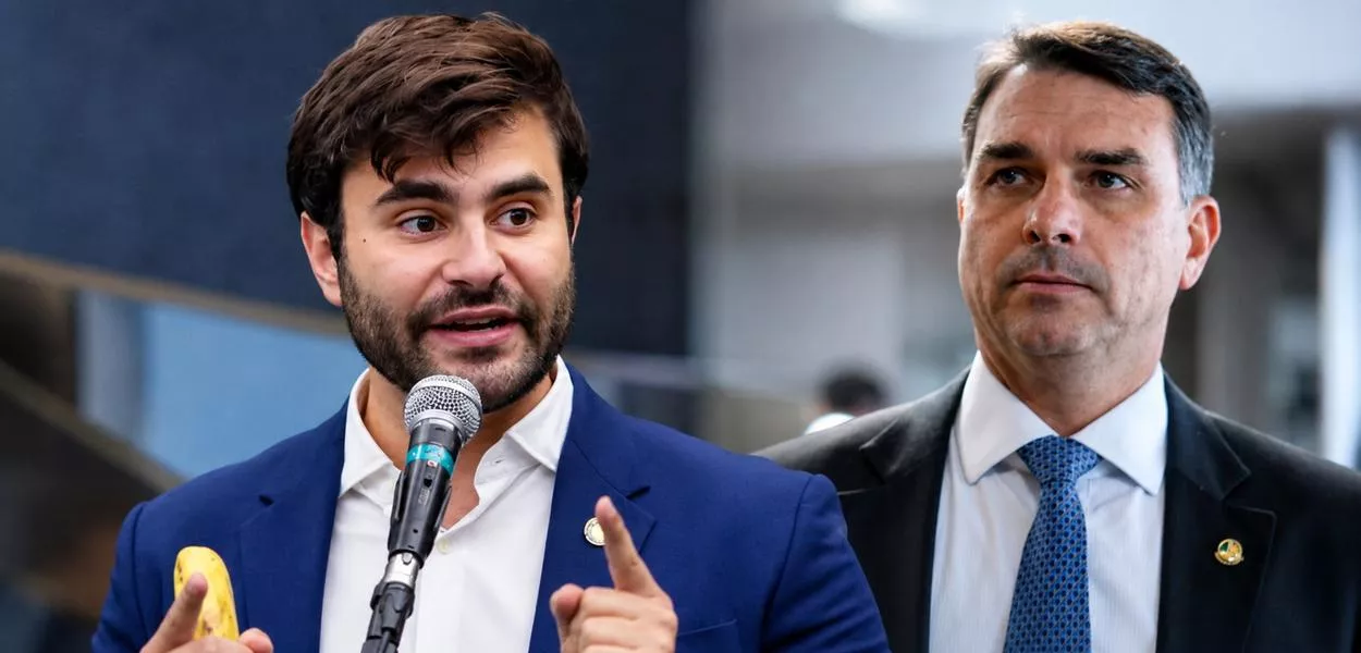 Pedro Rousseff e Flávio Bolsonaro