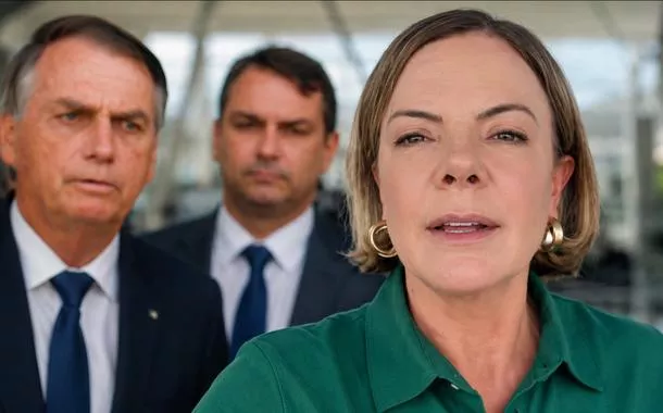 Jair, Flávio Bolsonaro e Gleisi Hoffmann