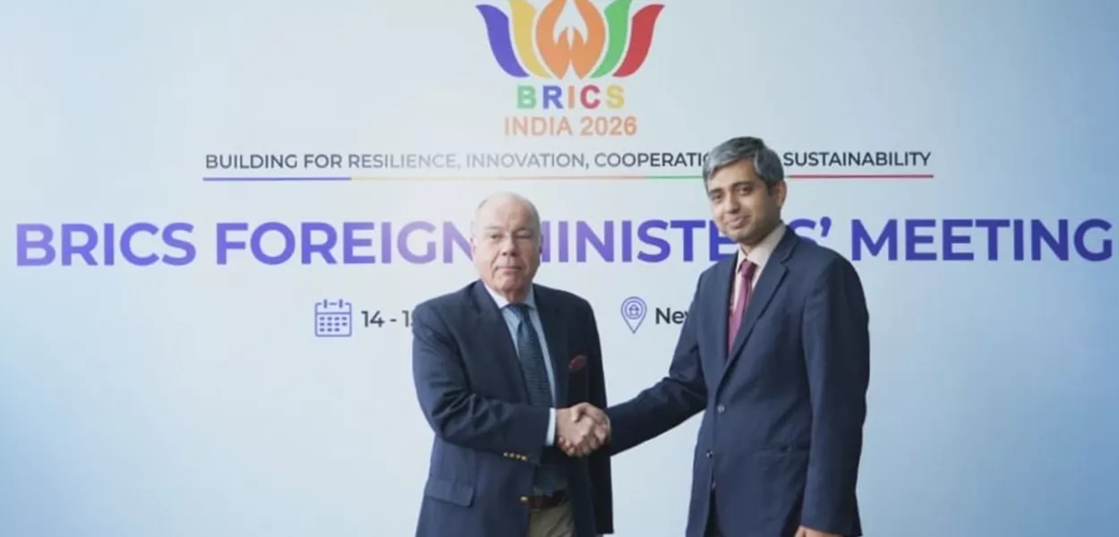 Mauro Vieira chega à Índia para reunião de chanceleres do BRICS