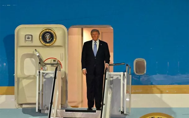 Trump chega a Beijing para visita de Estado à China