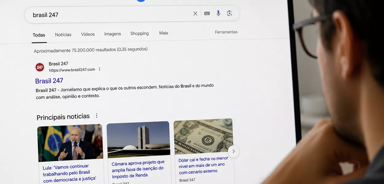 Saiba como ver mais notícias do Brasil 247 no Google
