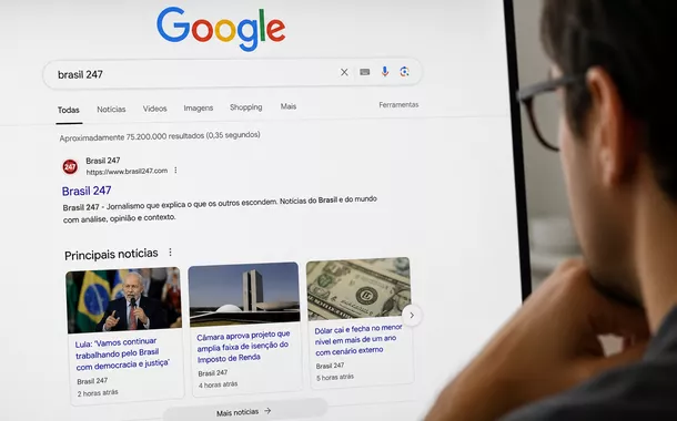 Saiba como ver mais notícias do Brasil 247 no Google