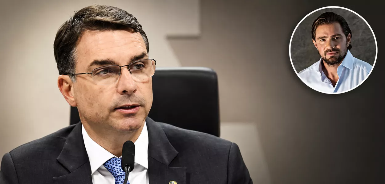 Flávio Bolsonaro e Daniel Voracro