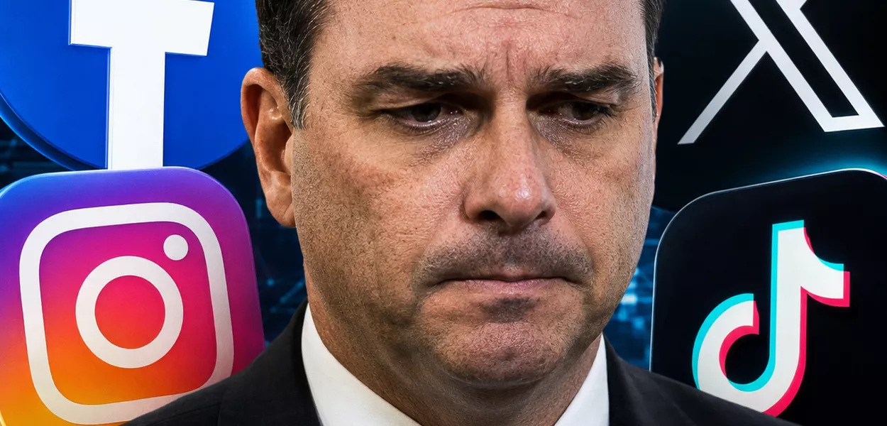 Flávio Bolsonaro tem desgaste inédito nas redes após áudio a Vorcaro, aponta estudo
