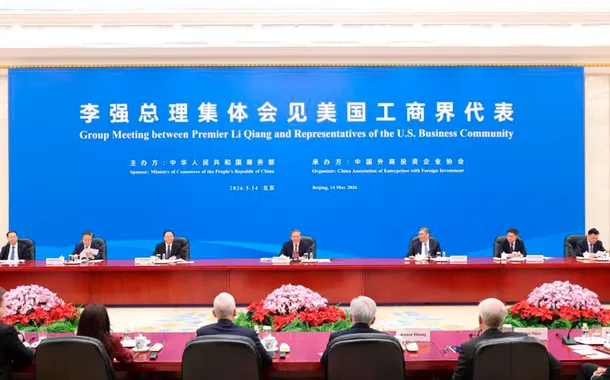 Premiê chinês reúne-se com representantes da comunidade empresarial dos EUA