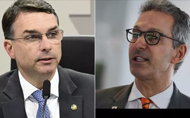 Flávio Bolsonaro e Romeu Zema