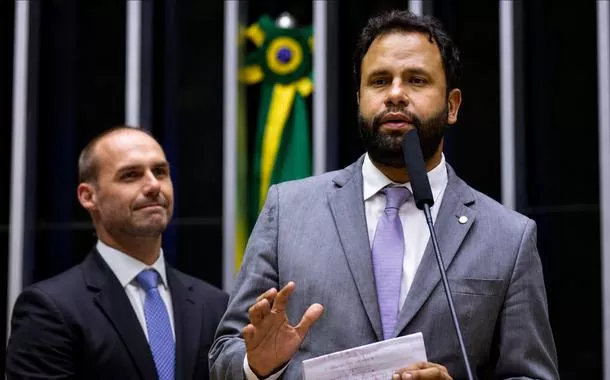 Eduardo Bolsonaro e Pastor Henrique Vieira