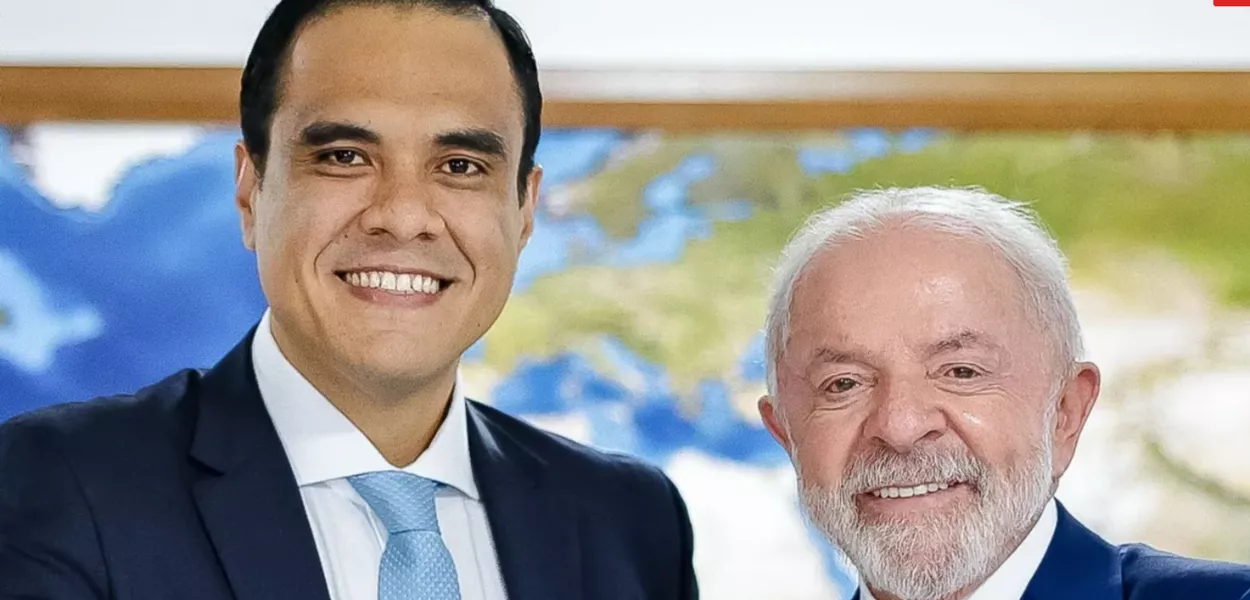 Gustavo Feliciano, novo ministro do Turismo e o presidente -Lula