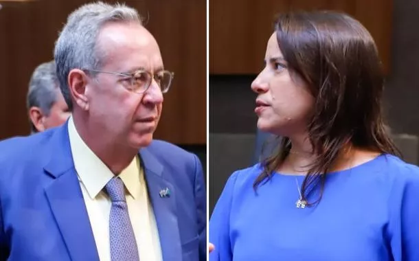 Álvaro Porto e Raquel Lyra 