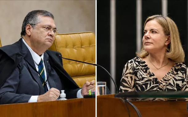 Flávio Dino e Gleisi Hoffmann