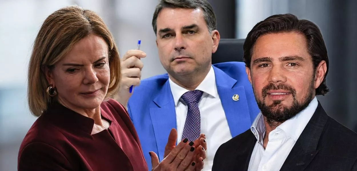 Gleisi reage à revelação de visita de Flávio Bolsonaro a Vorcaro após prisão: "Relações de irmãos, relações íntimas"