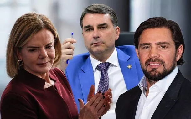 Gleisi reage à revelação de visita de Flávio Bolsonaro a Vorcaro após prisão: "Relações de irmãos, relações íntimas"