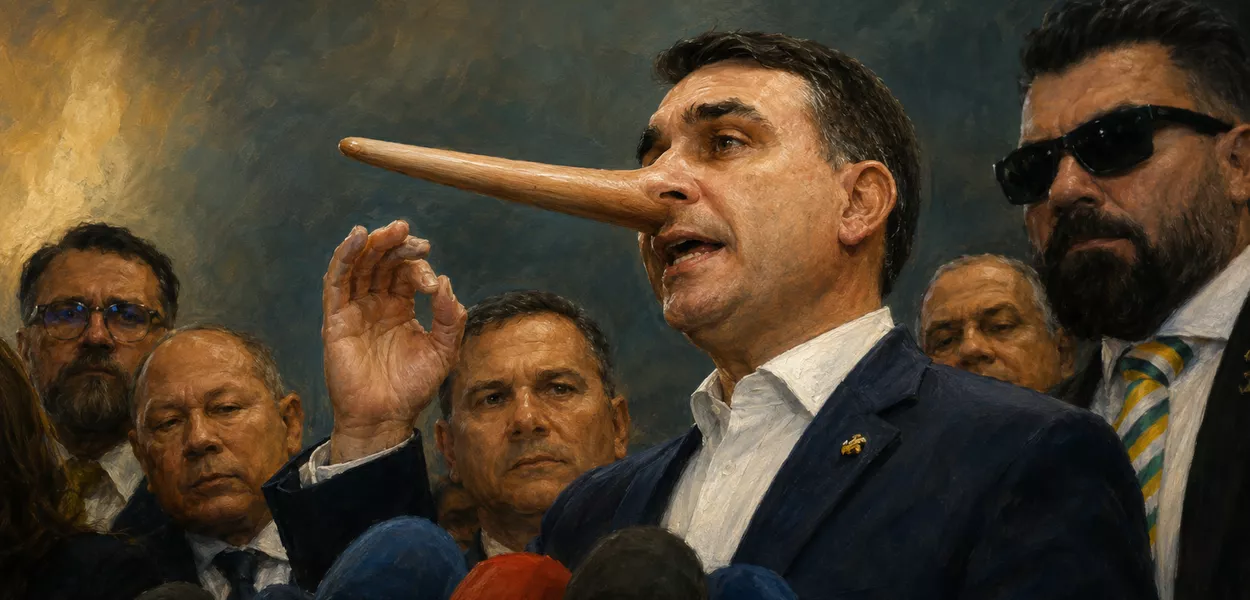 "Ninguém pode se surpreender com as mentiras de Flávio Bolsonaro", aponta Estado de S. Paulo