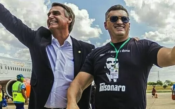 Bolsonaro e Julian Lemos em 2018: aliados muito próximos
